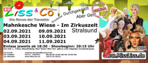 Miss Liss & Co - Die Show 2021 @ Zirkuszelt | Mahnkesche Wiese, 18439 Stralsund