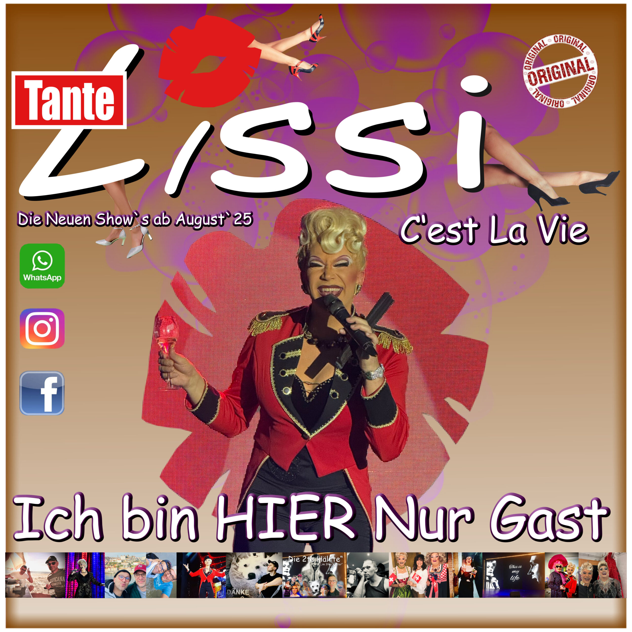 Tante Lissi zu Gast beim Sommerfest